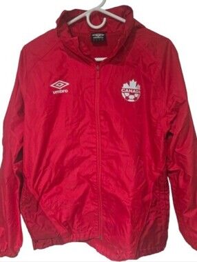 Umbro Canada Red Soccer Windbreaker Jacket